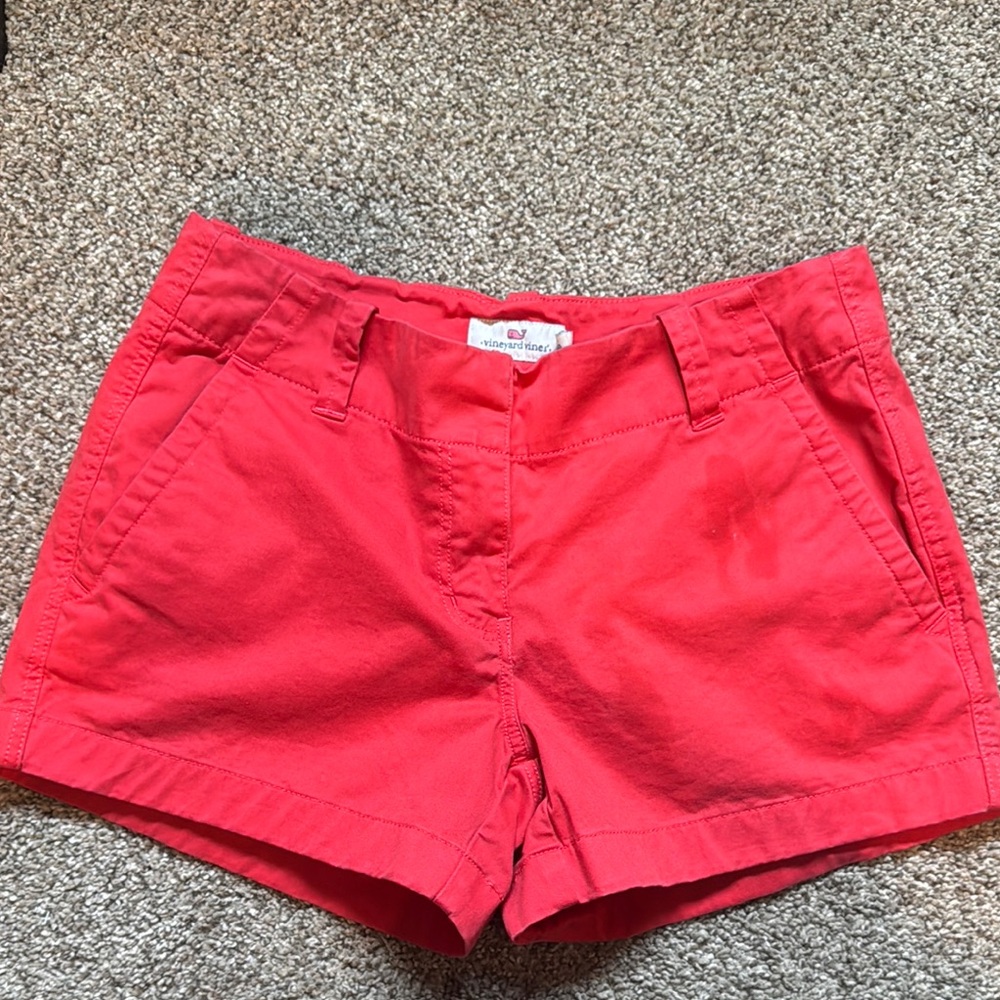 🎆Vineyard Vines Red Shorts Cotton Blend🎆